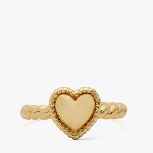 Kate Spade Gold Heart Ring